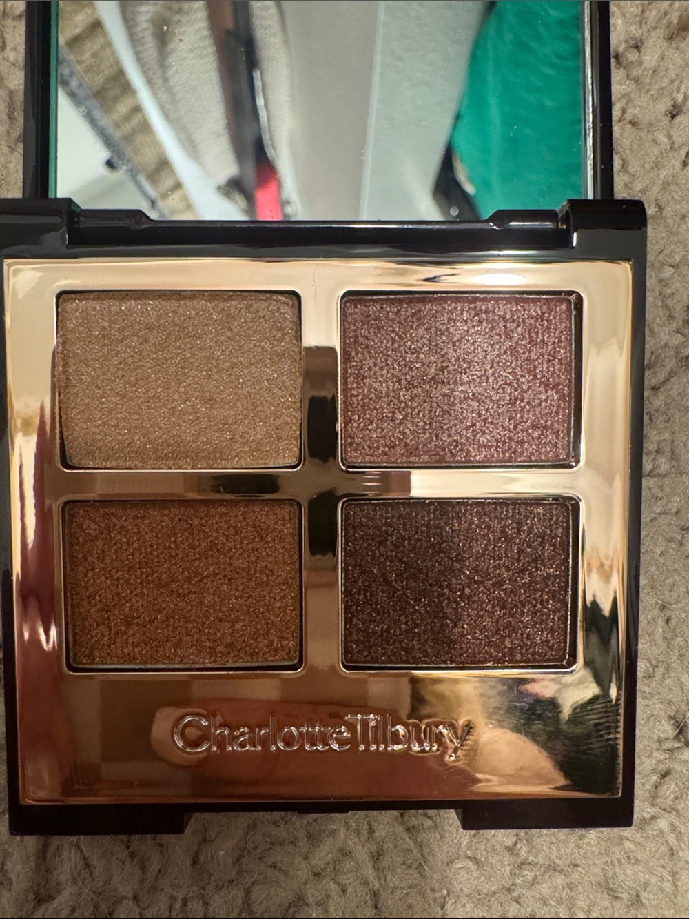 Charlotte Tilbury Shimmering Bronze & Rose Gold Eyeshadow Quad
